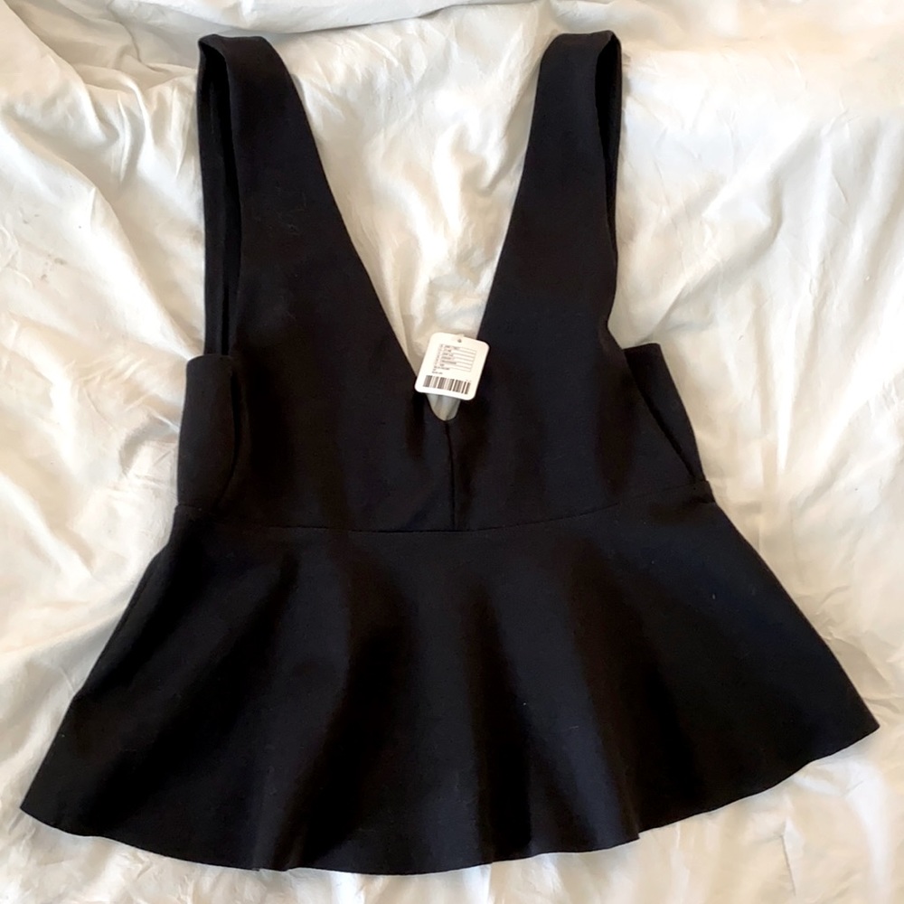 Silence and Noise Black Crop Top